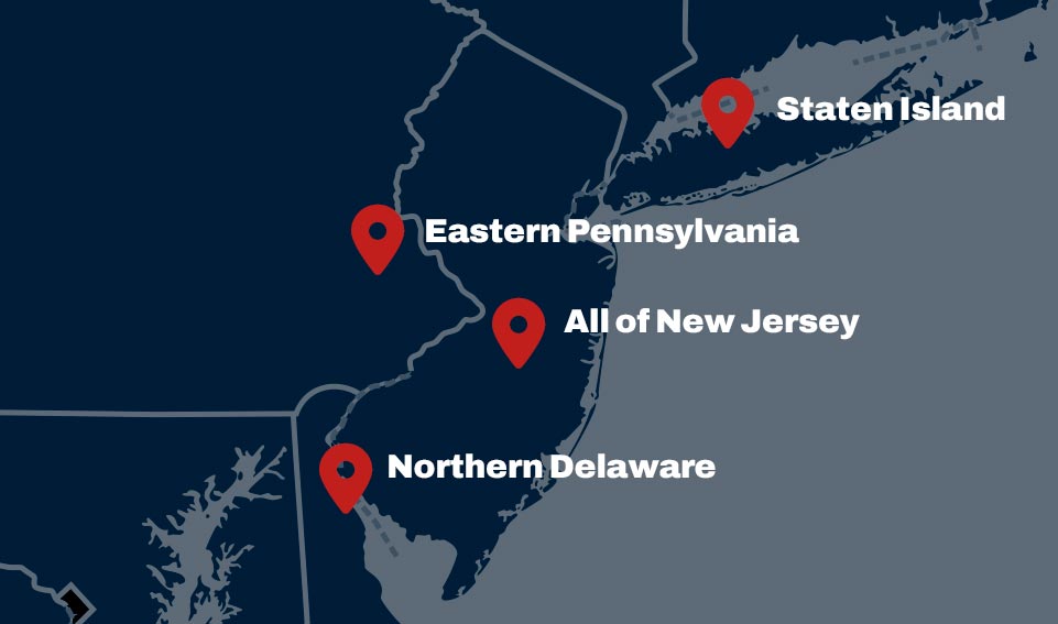 Emergency Baler and Compactor Repair – Shore Compactor Baler Service Service Map